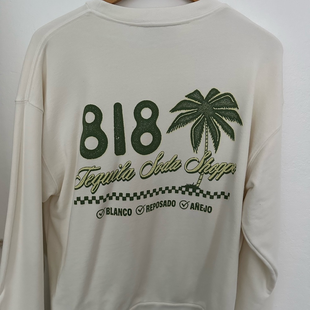 818 tequila soda shoppe crewneck
